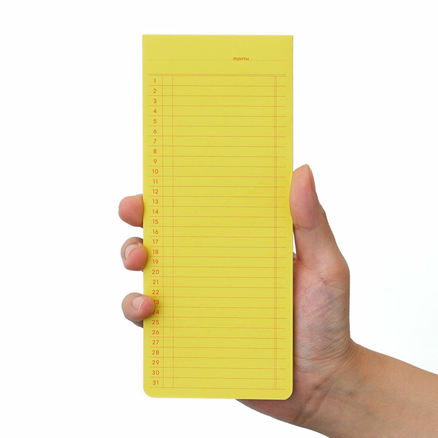 Sticky Memo Pad Weekly