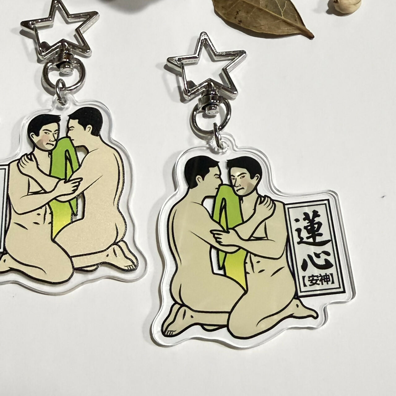 蓮心-壓克力鑰匙圈