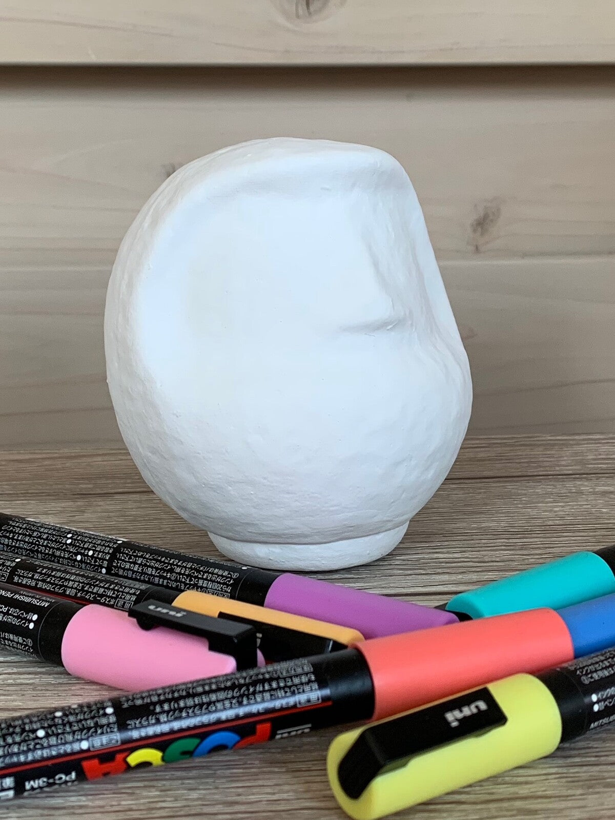 纯白色自绘达摩(12cm / 30cm)
