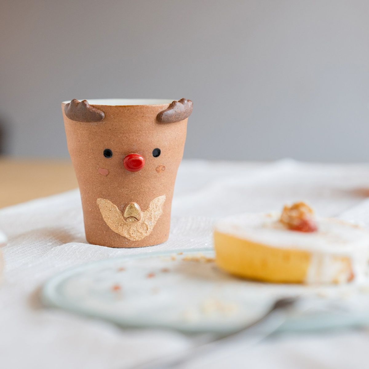 Mingshan Kiln Shigaraki Reindeer Cup