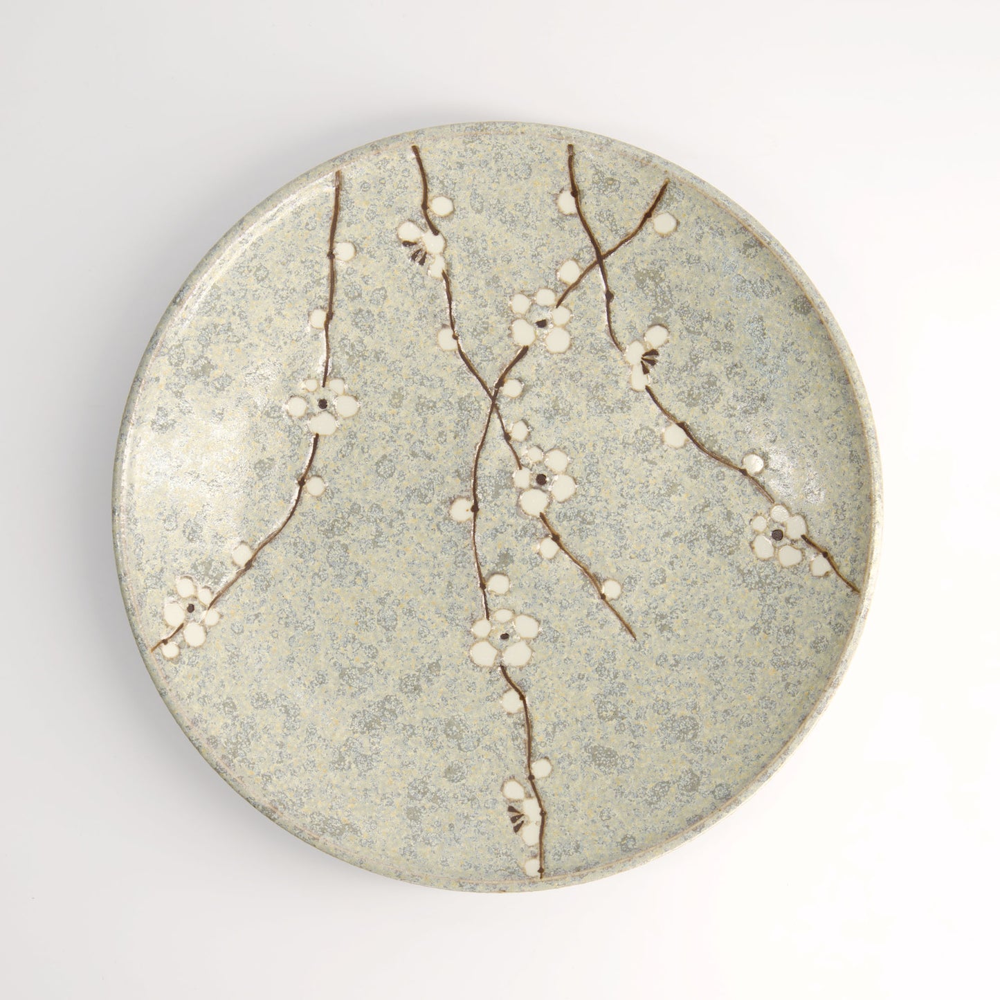 Minoyaki Sakura Series 19.6cm round plate 