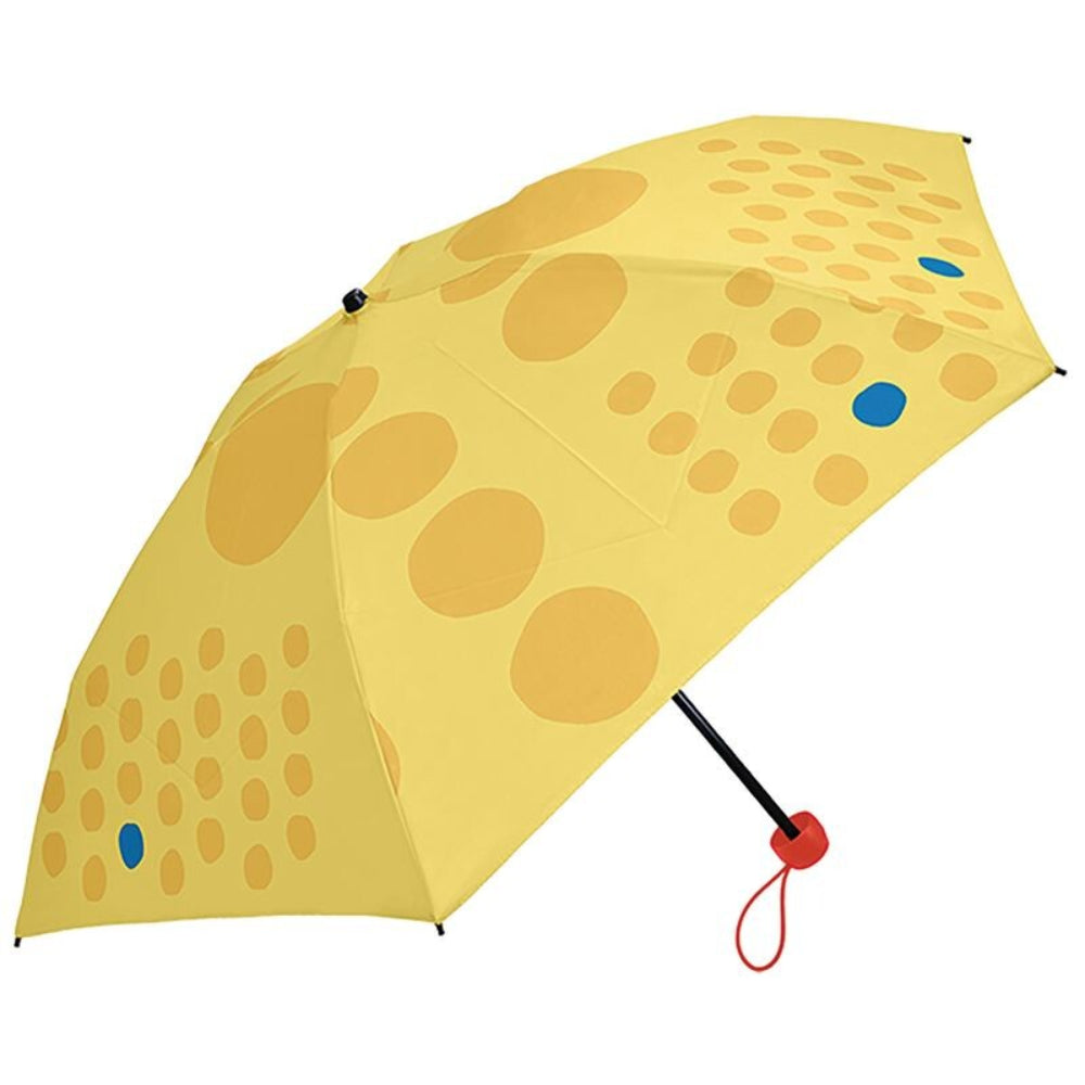 圓點圖案折疊雨傘