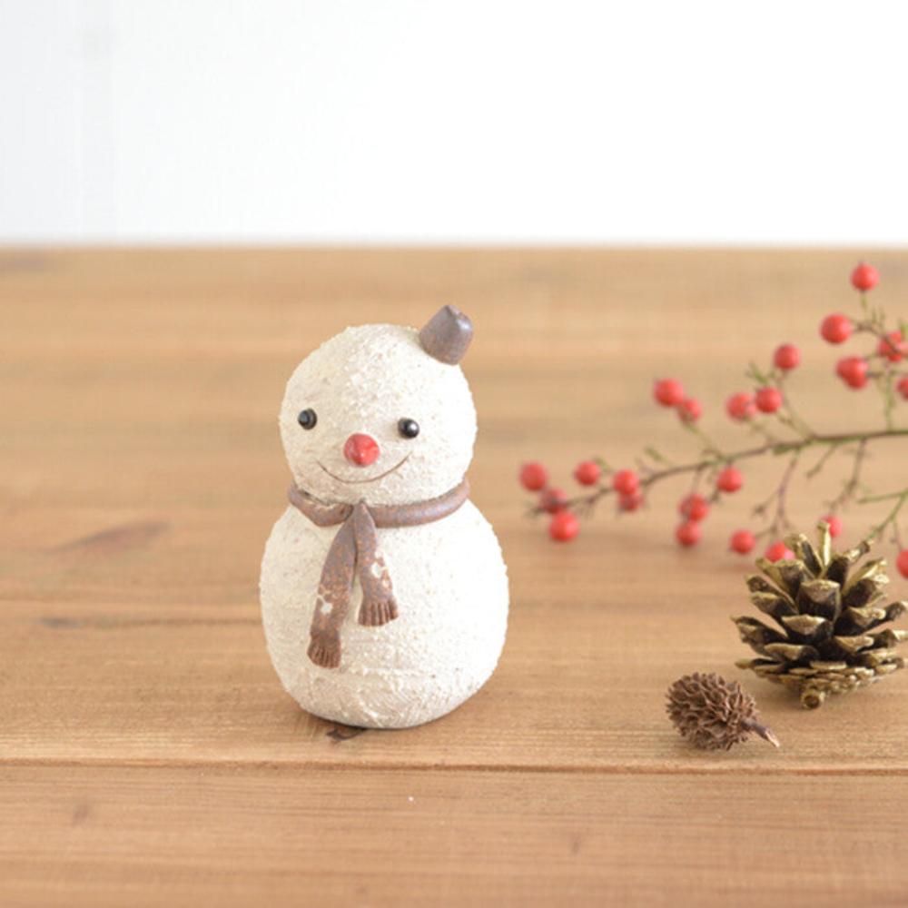 Mingshan Kiln Shinraku ware palm snowman