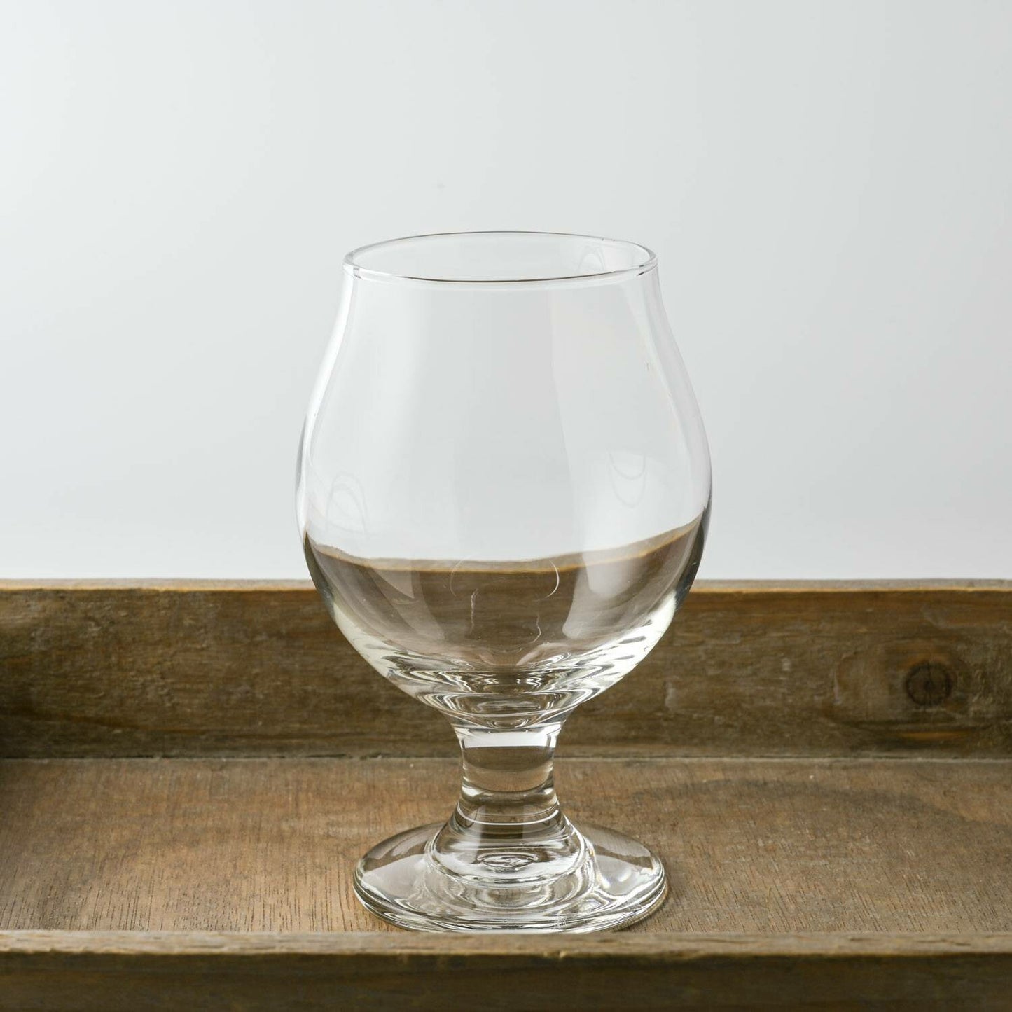 American-made round short-handled wine glass 