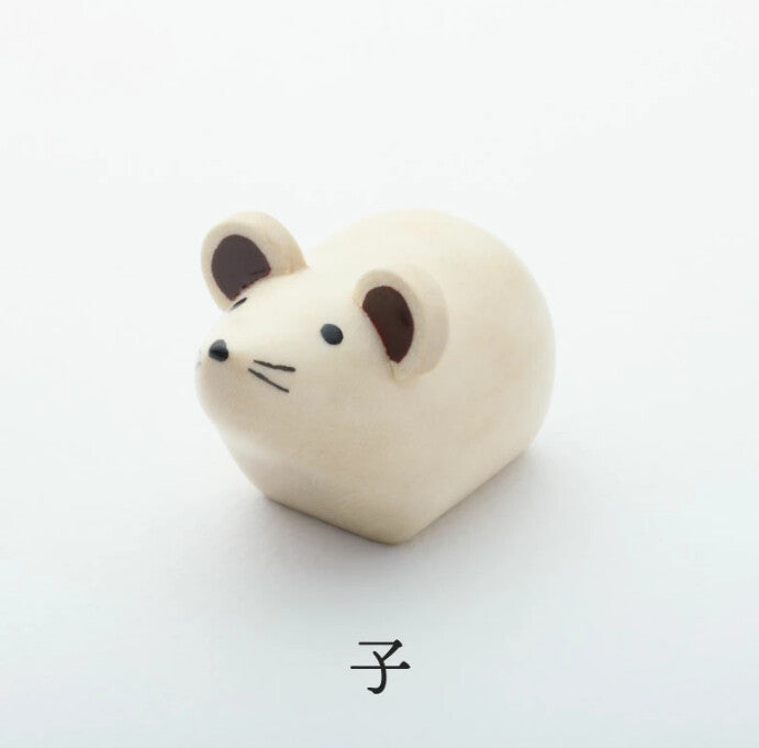 十二生肖造型木擺設
