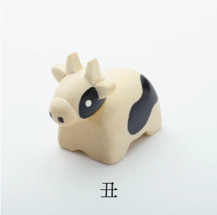 十二生肖造型木擺設