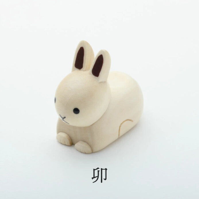 十二生肖造型木擺設