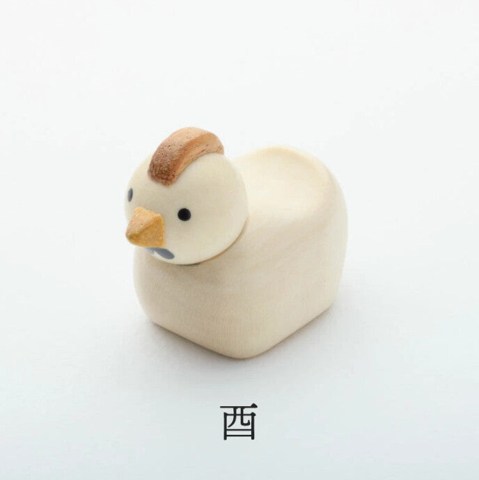 十二生肖造型木擺設