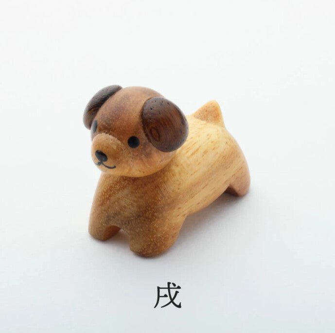 十二生肖造型木擺設