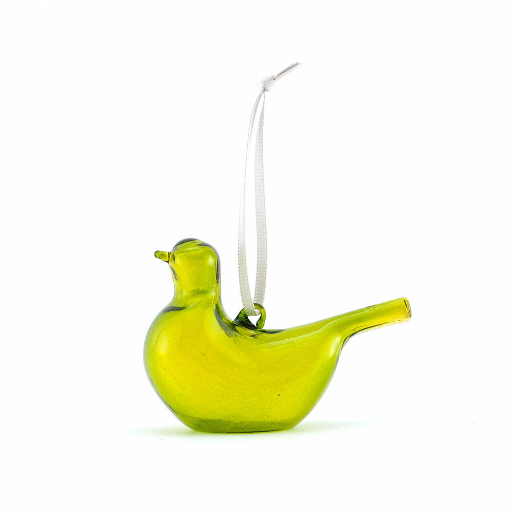 鳥形玻璃飾品