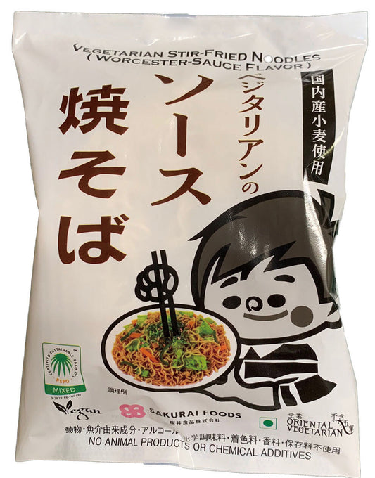 素食醬油炒麵