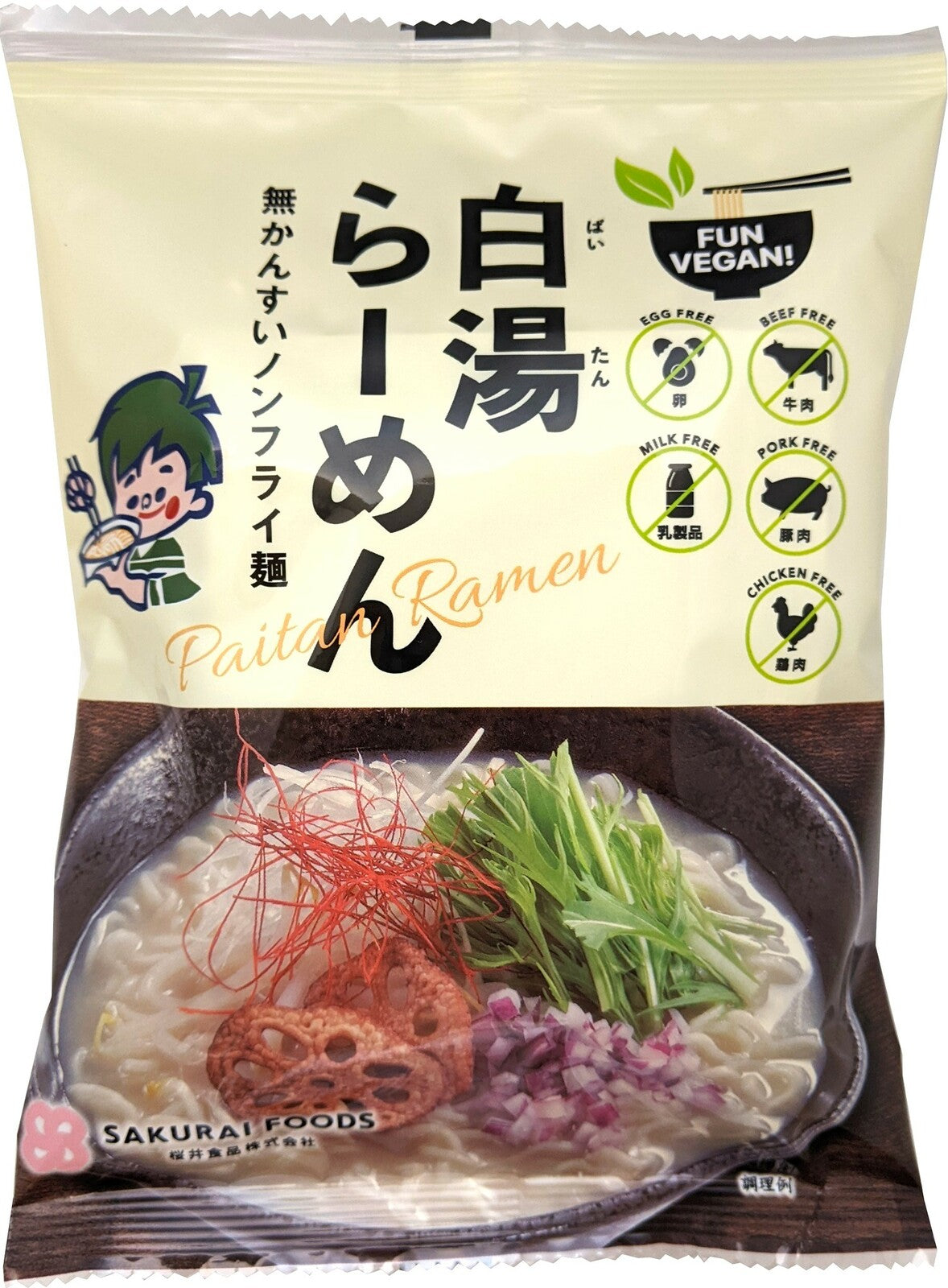 素食白湯拉麵