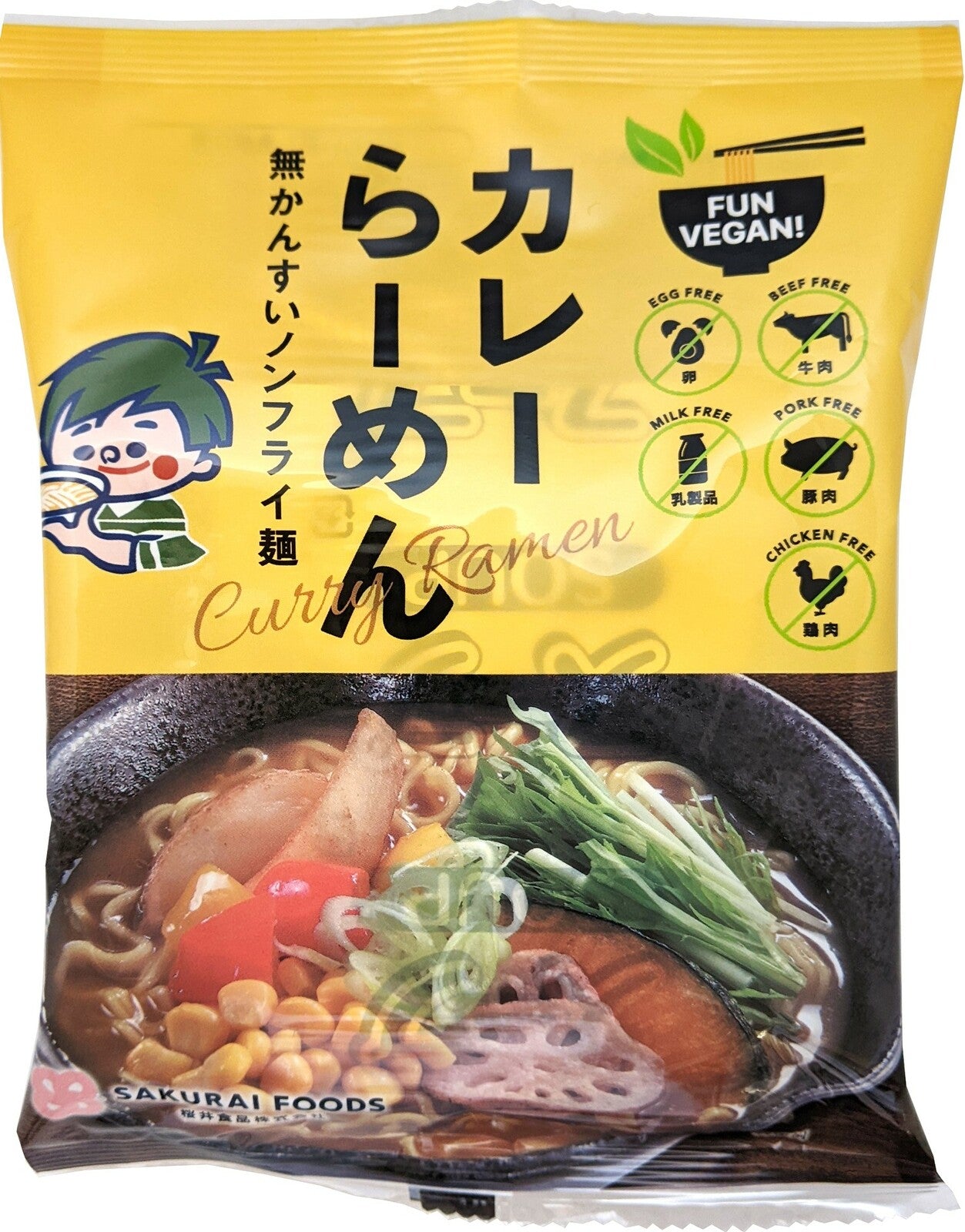 素食咖哩拉麵