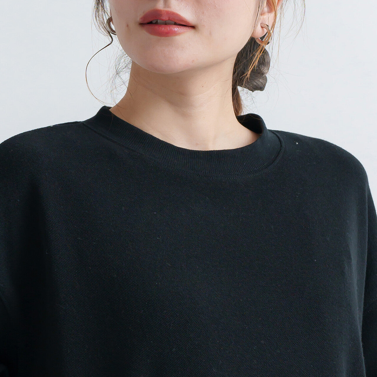 Solid Color Double Pocket Long Sleeve Top