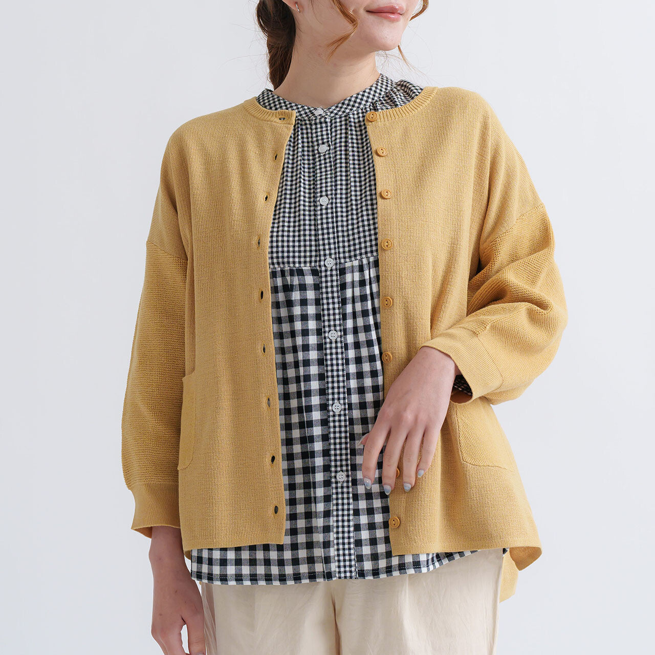 Milanese ribbed knitted jacket