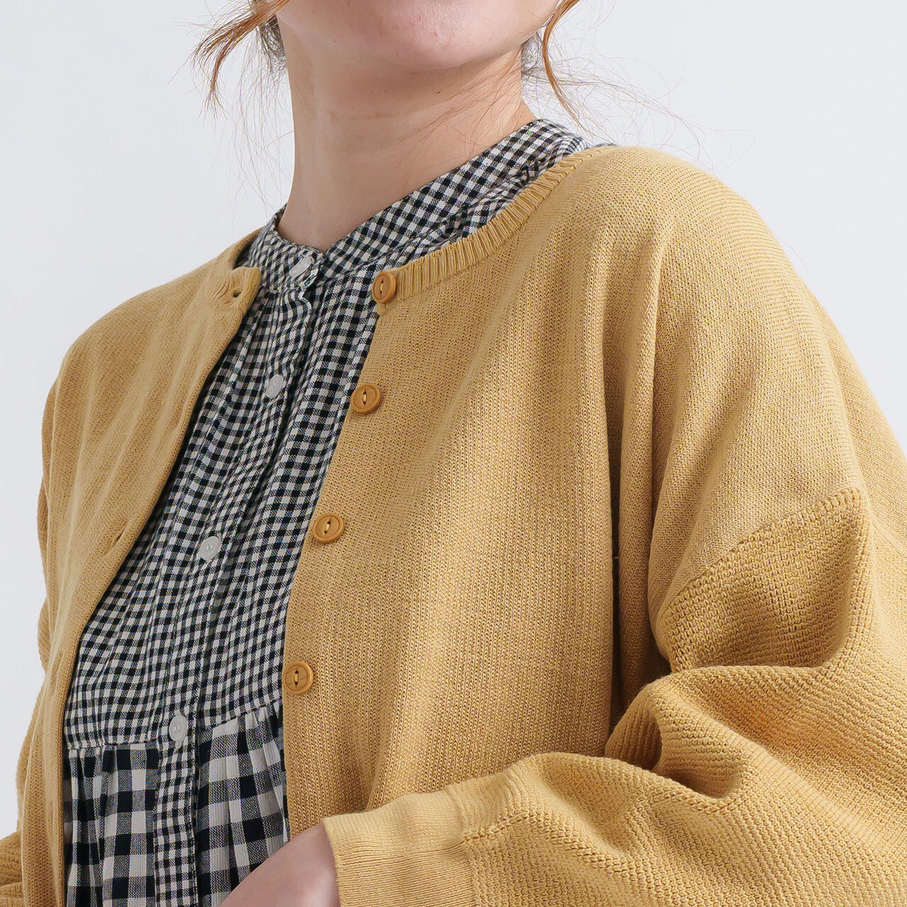 Milanese ribbed knitted jacket