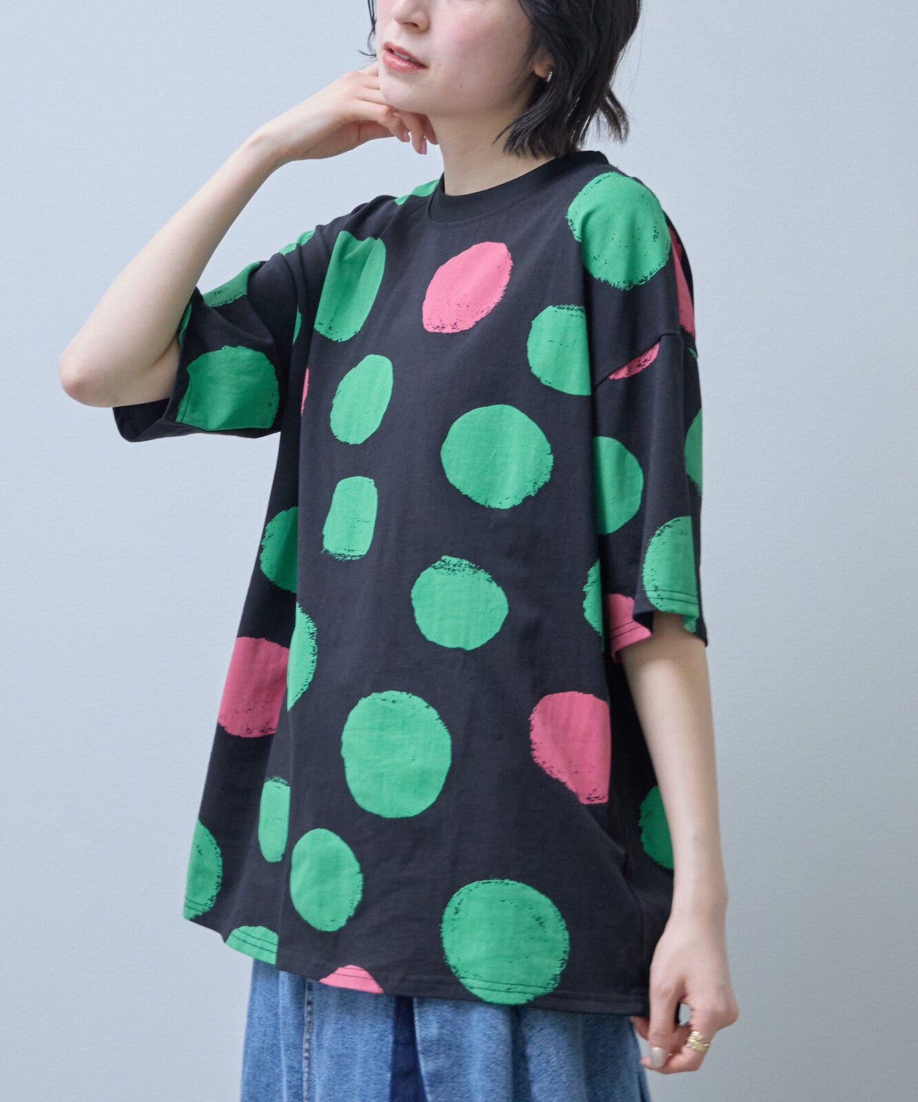 彩色波點短袖 T-shirt