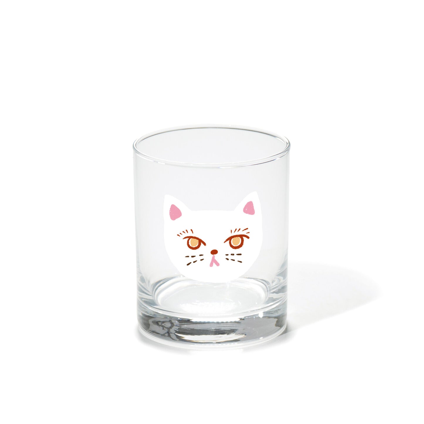 貓咪圖案玻璃杯
