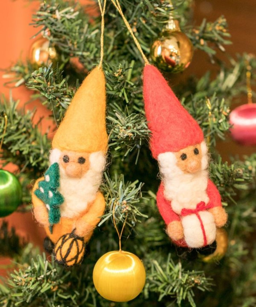 Dwarf Elf Wool Felt Decoration (Made in Nepal)