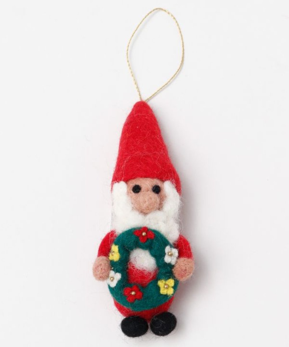 Dwarf Elf Wool Felt Decoration (Made in Nepal)