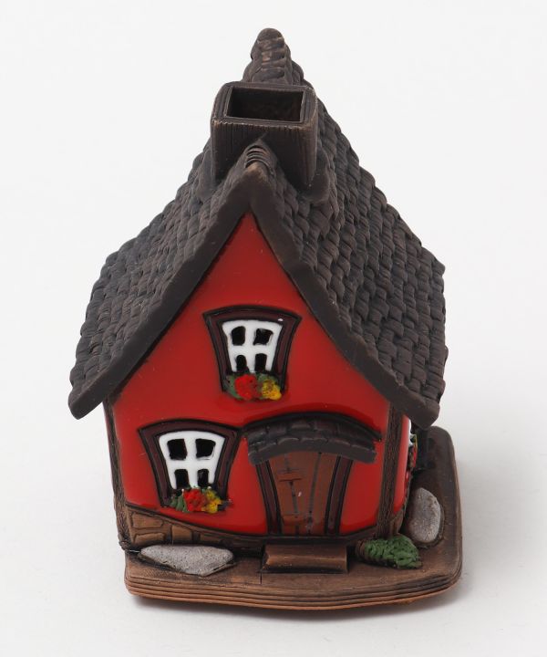 Long Cottage-European Cottage Ceramic Christmas Candle Holder (Made in Lithuania)