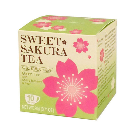 鹽漬櫻花綠茶茶包 (10入)