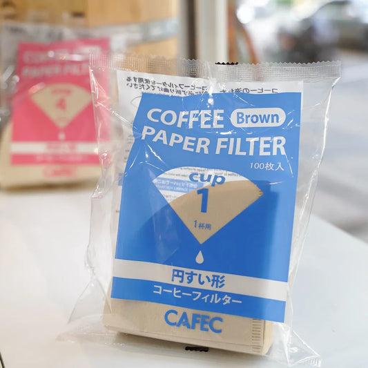 三洋CAFEC 錐形無漂白濾紙（100入）
