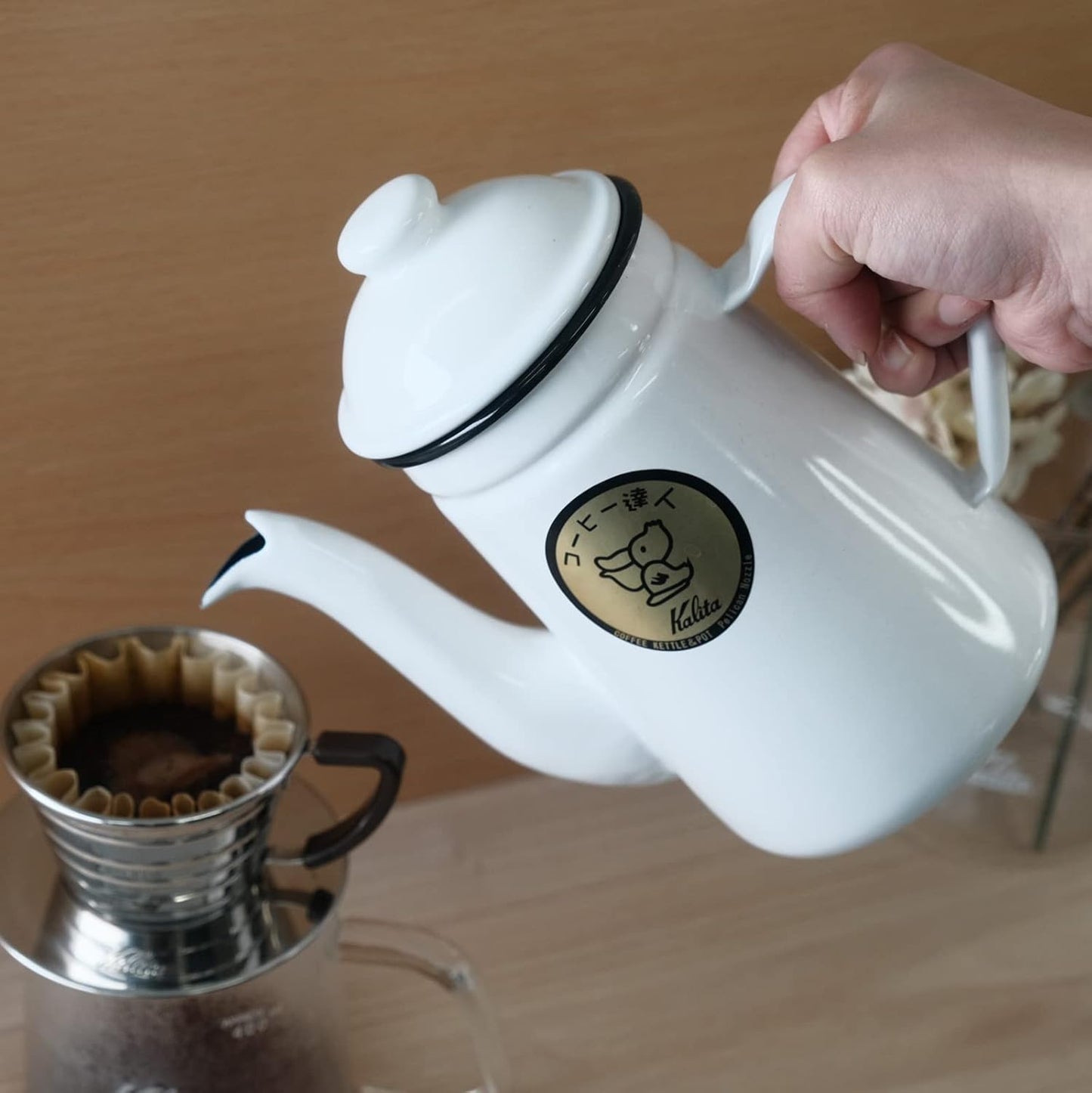 日本製 琺瑯咖啡壺