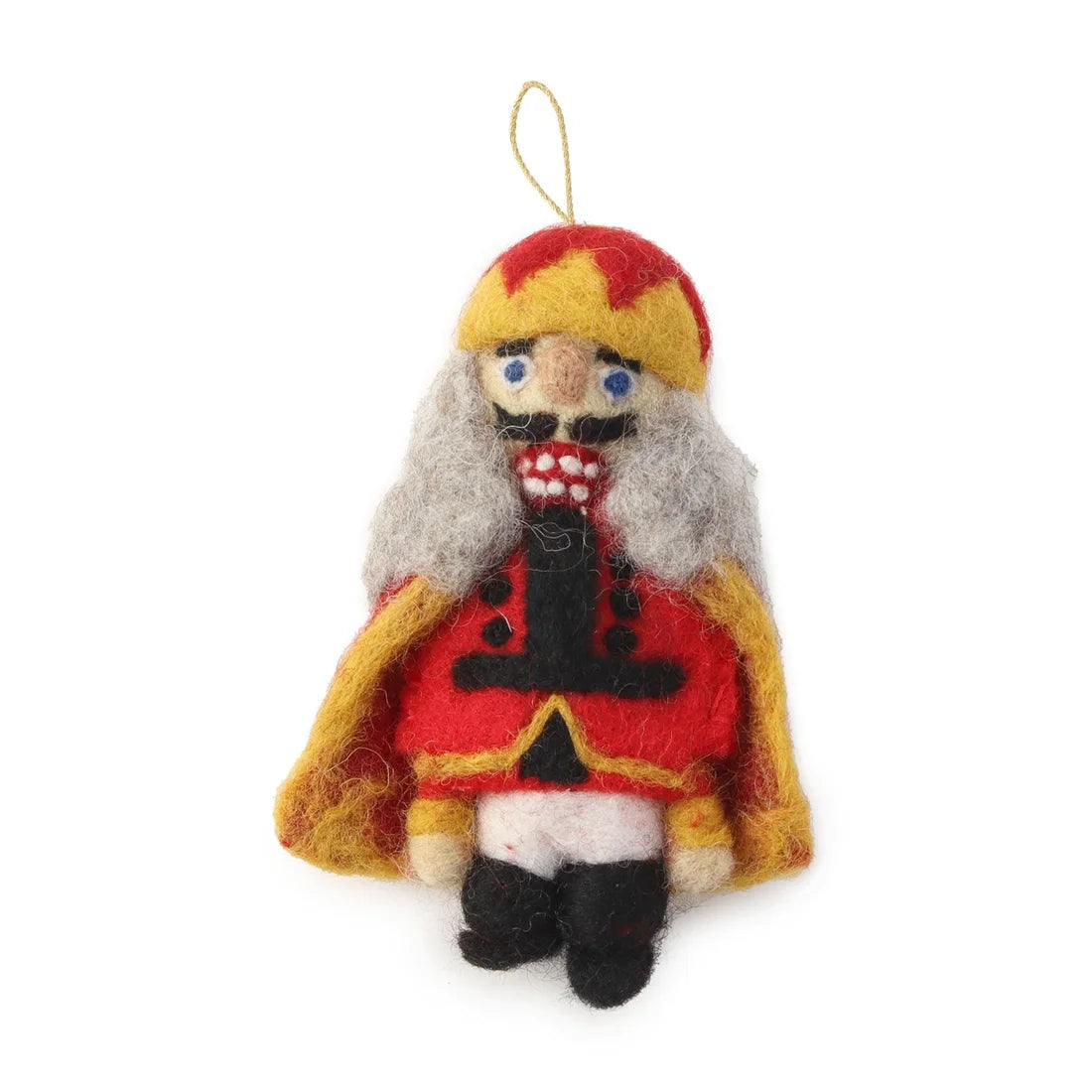 The Nutcracker King wool felt decoration (made in Nepal)
