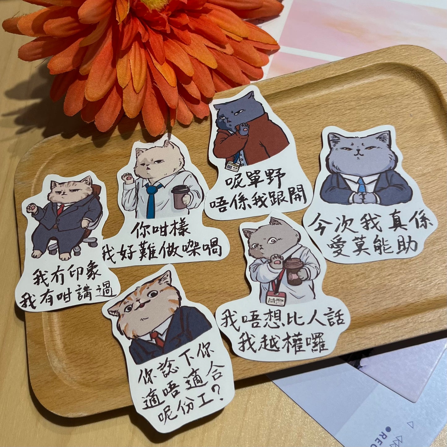 【那些年的卸膊操】書面貼紙（6張）