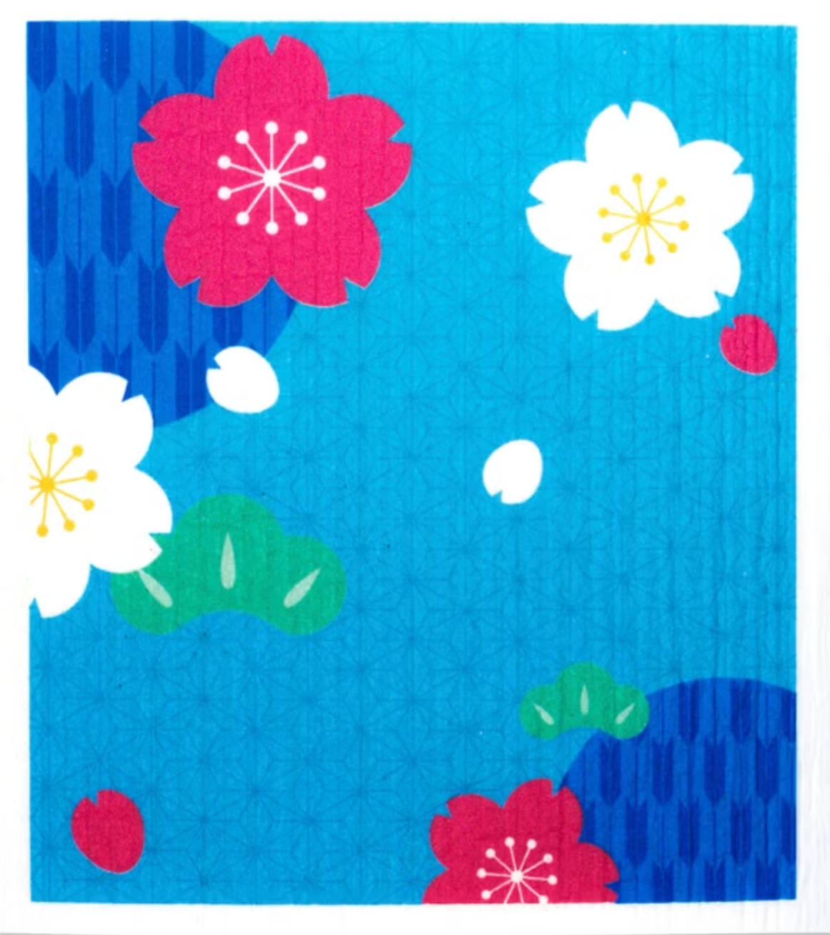 Leaffy plant fiber rag Nippon winter