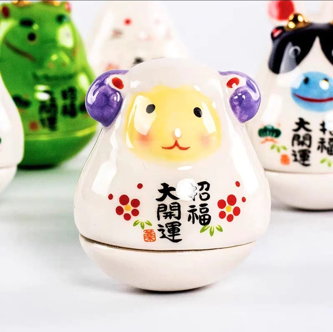 十二生肖迷你不倒翁