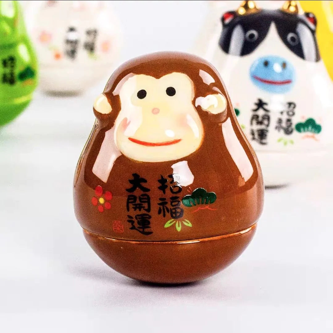 十二生肖迷你不倒翁