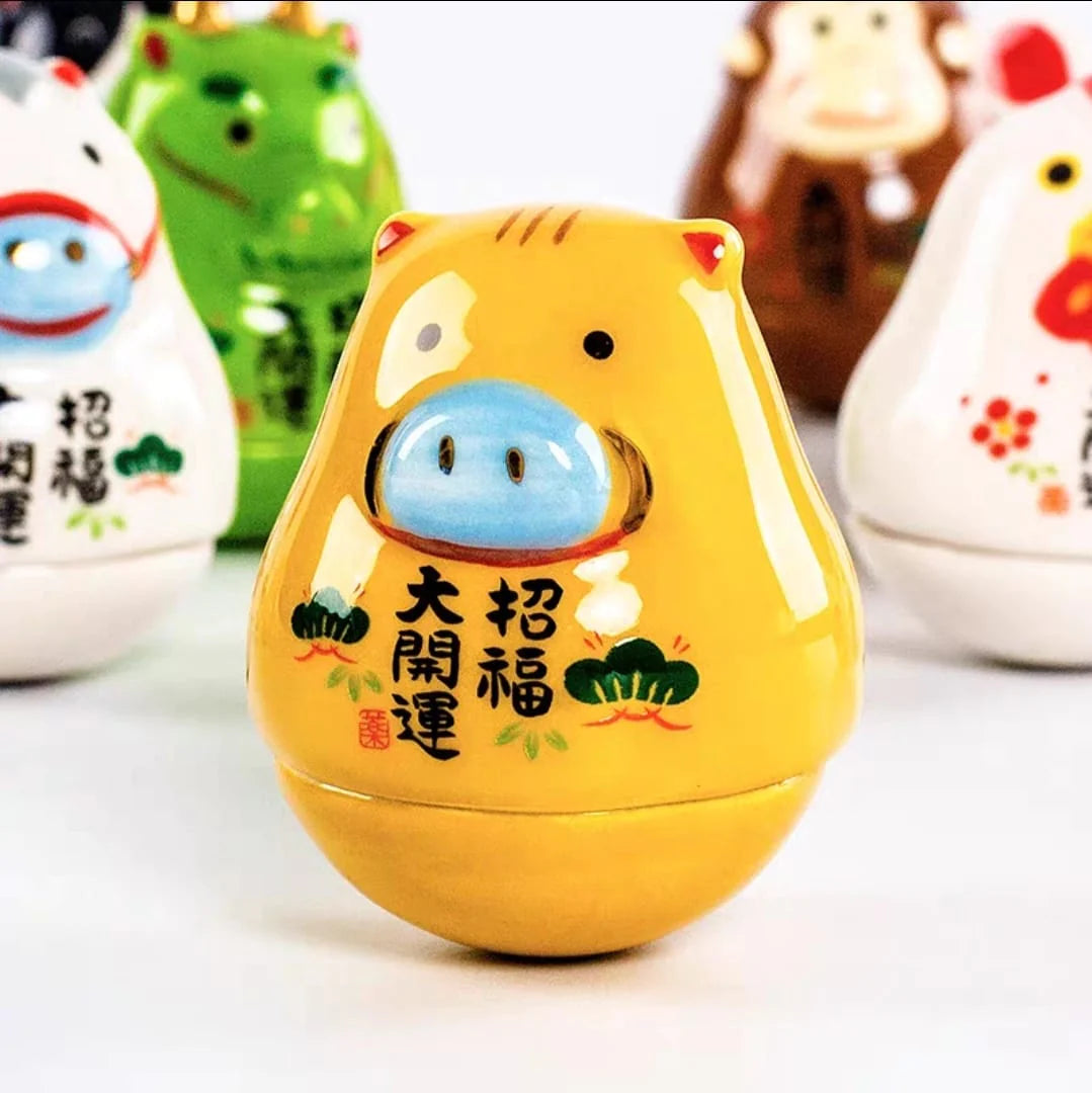 十二生肖迷你不倒翁