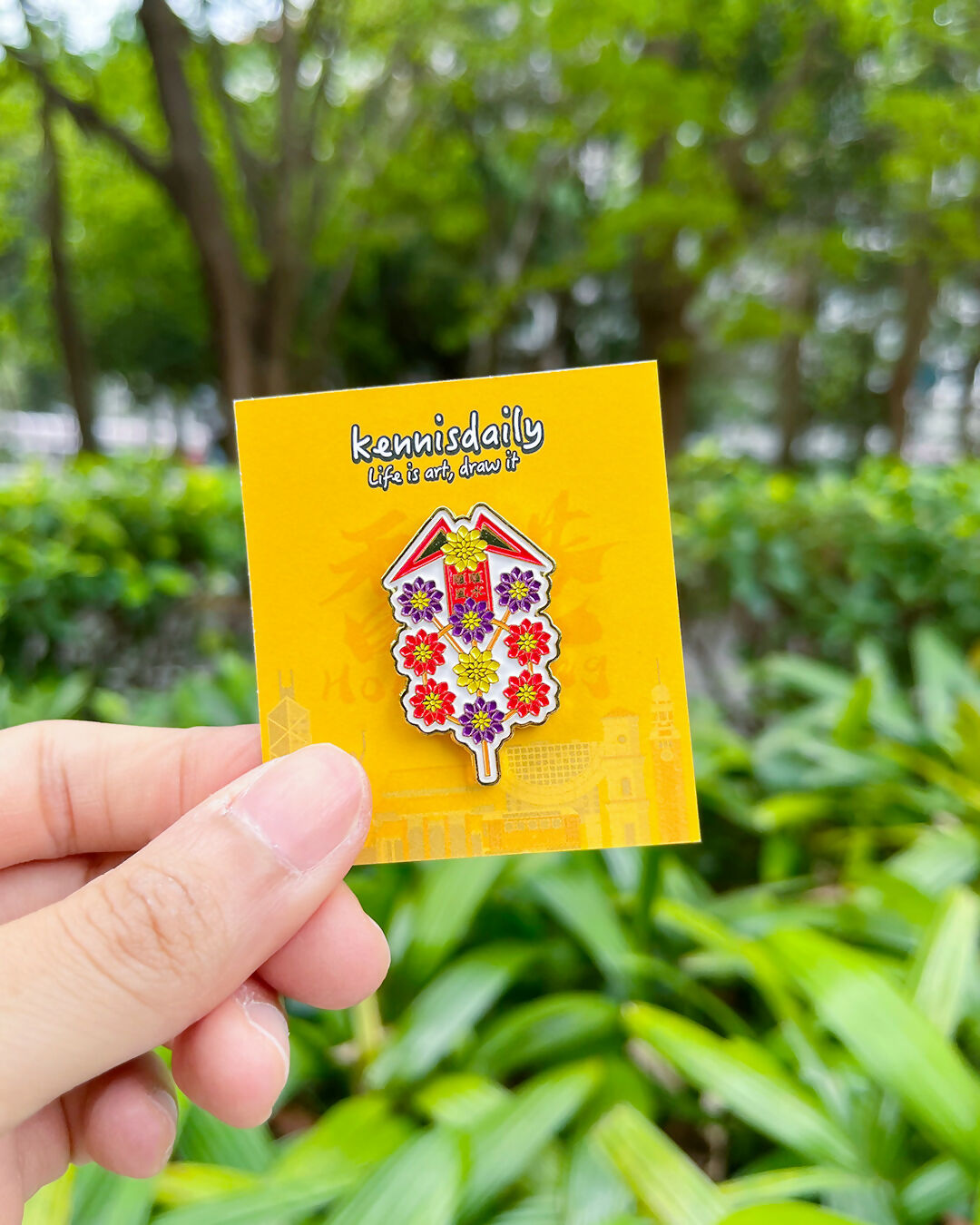 風車 襟章 Pin