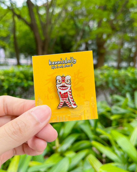 醒獅 襟章 Pin