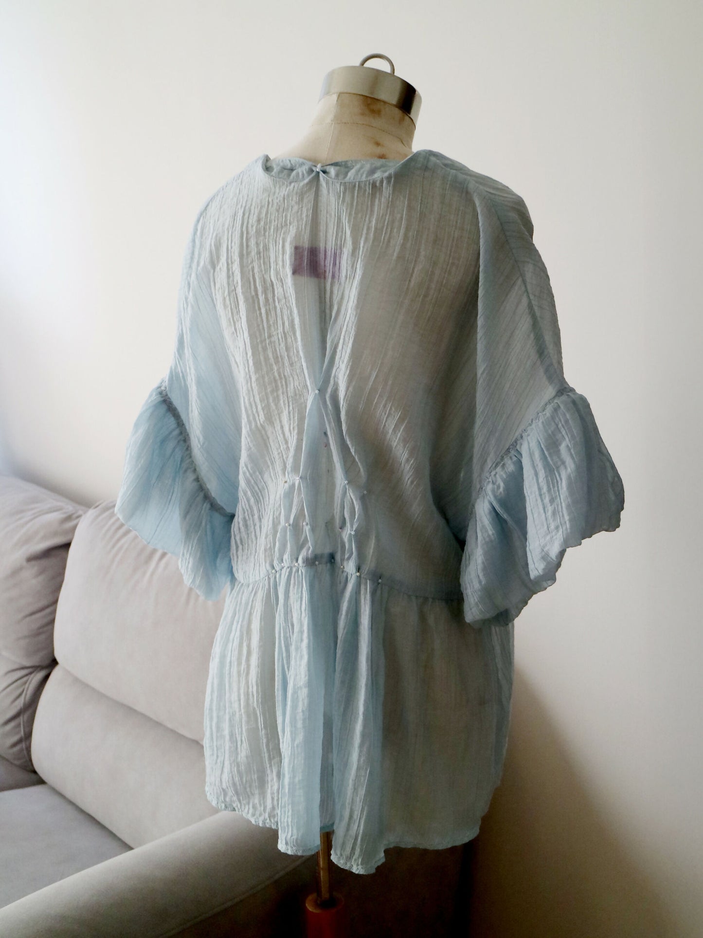 Tripos Blouse in glistening blue
