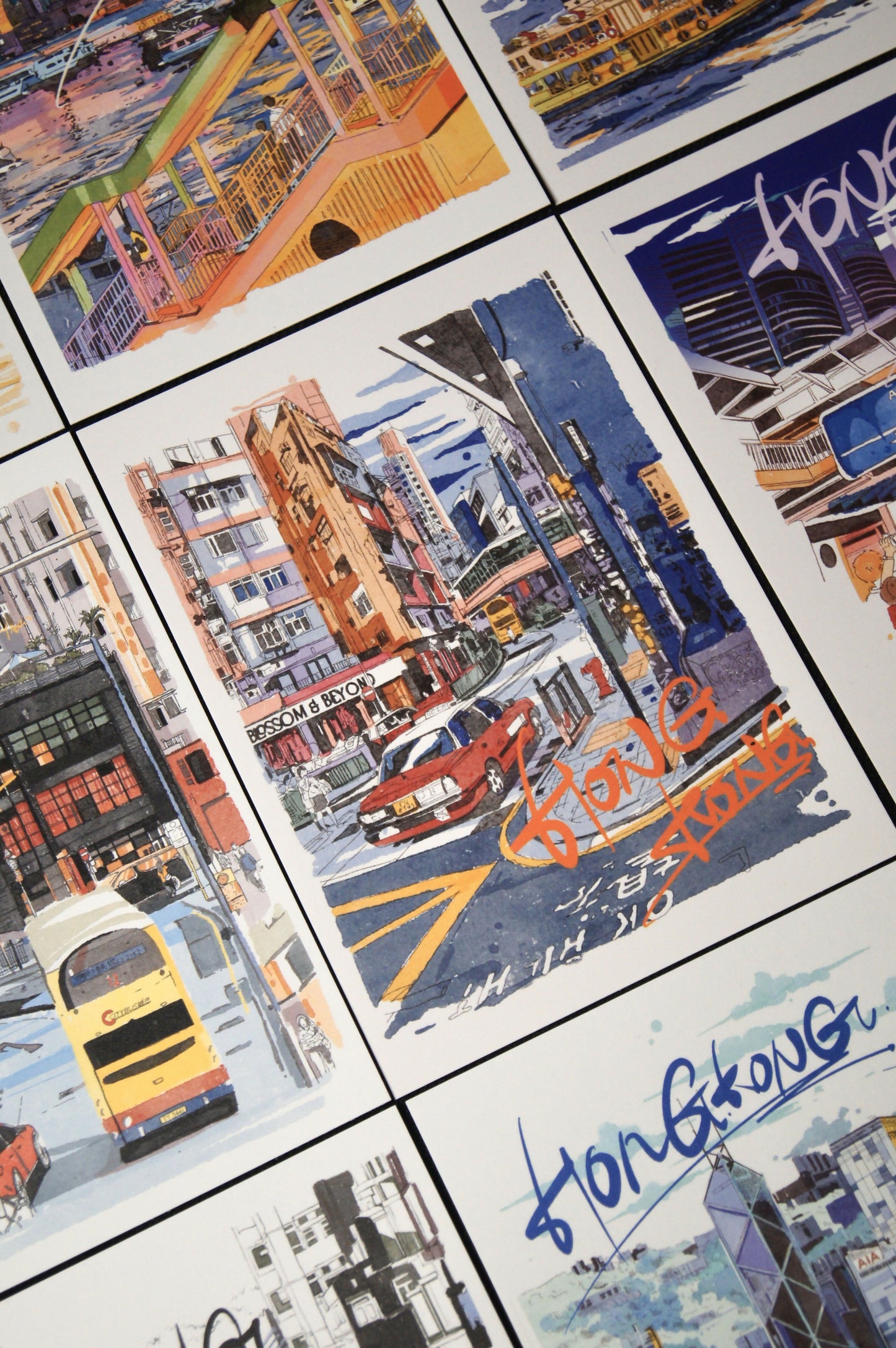 Graham Street Postcard ( 中環嘉咸街 ）