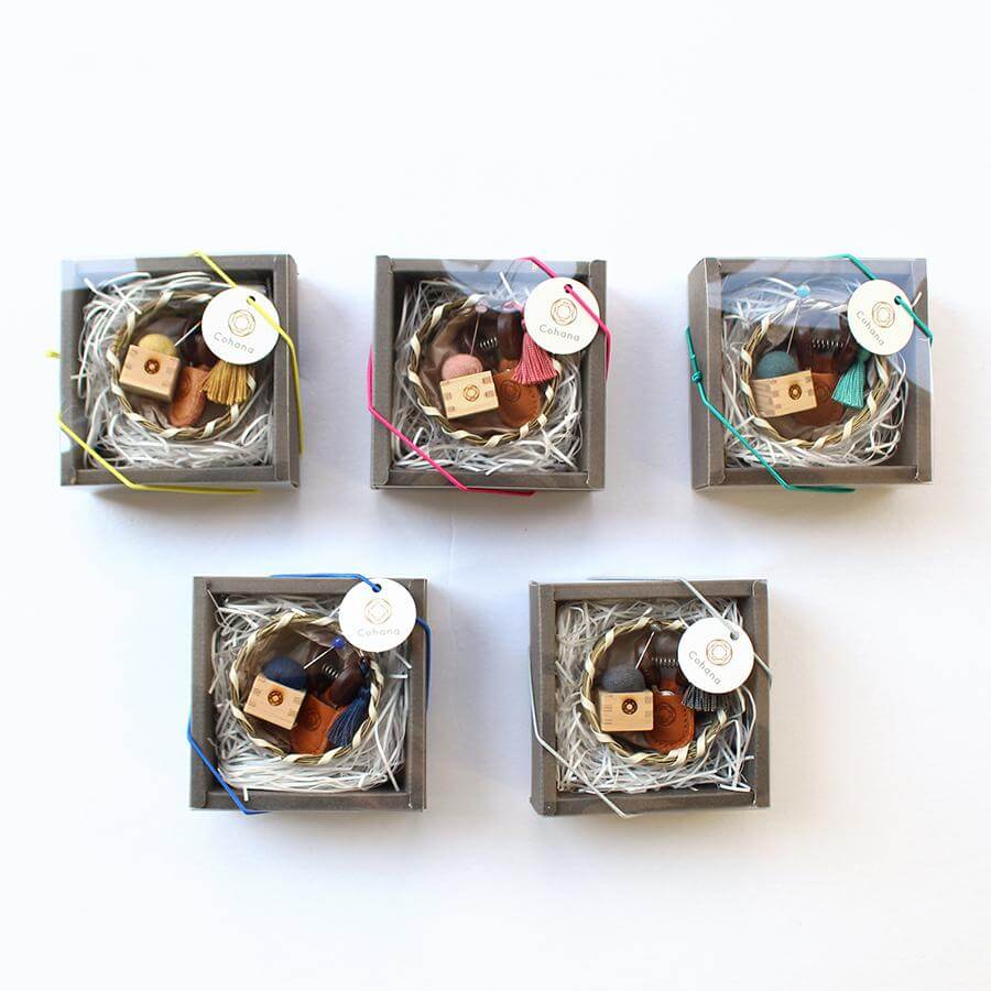 Guan の bean scissors and bean curd bag gift set