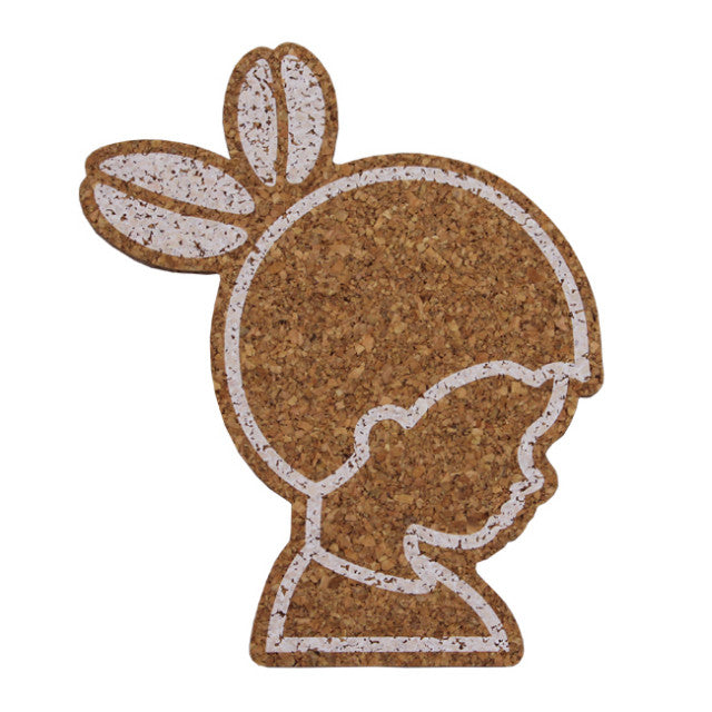 INIC coaster (brown/white)