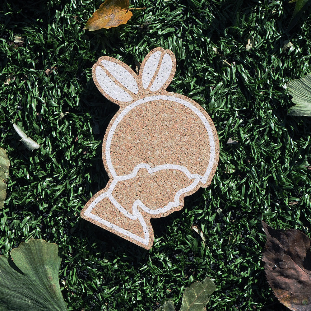 INIC coaster (brown/white)