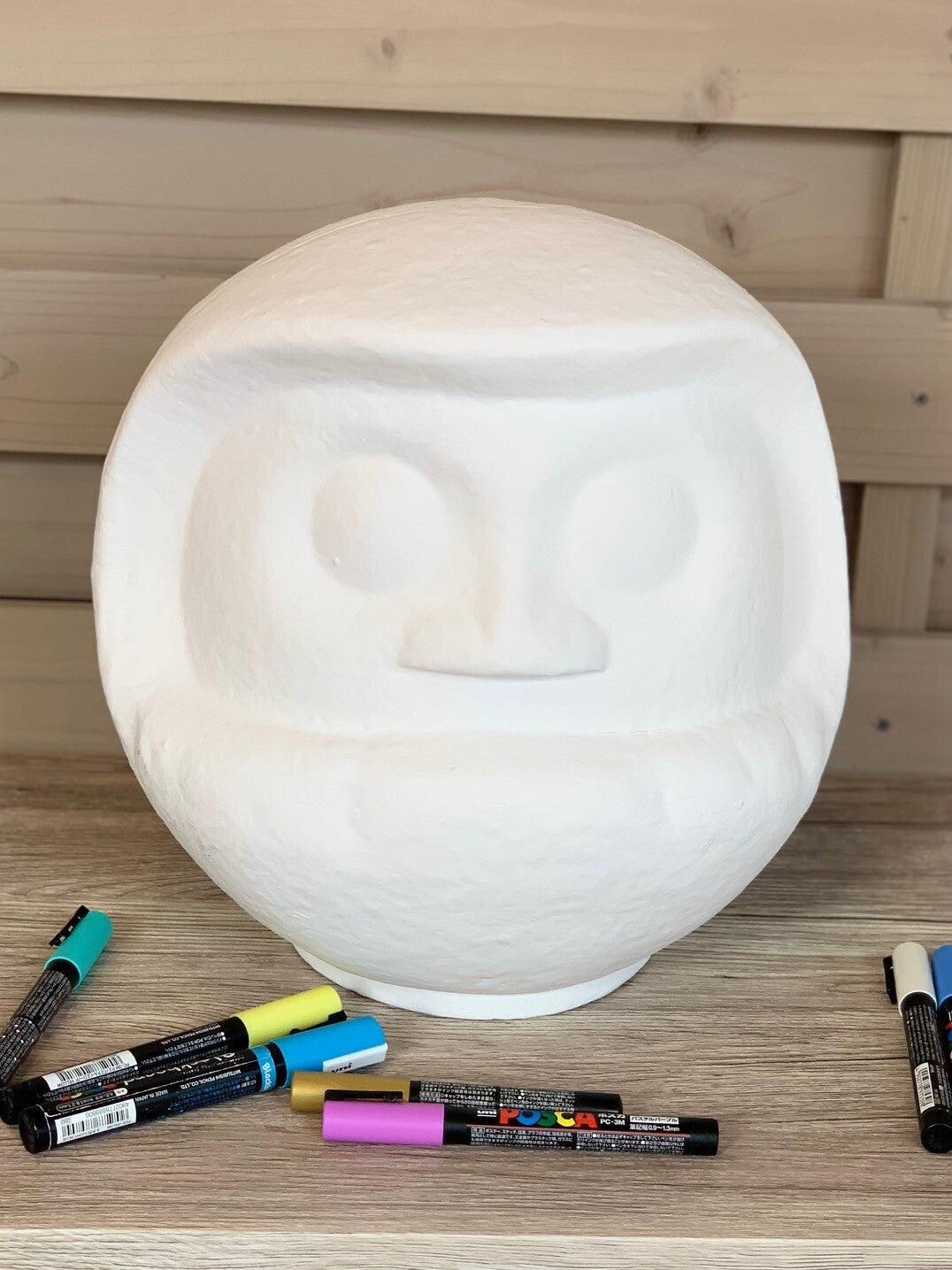 纯白色自绘达摩（12cm / 30cm）