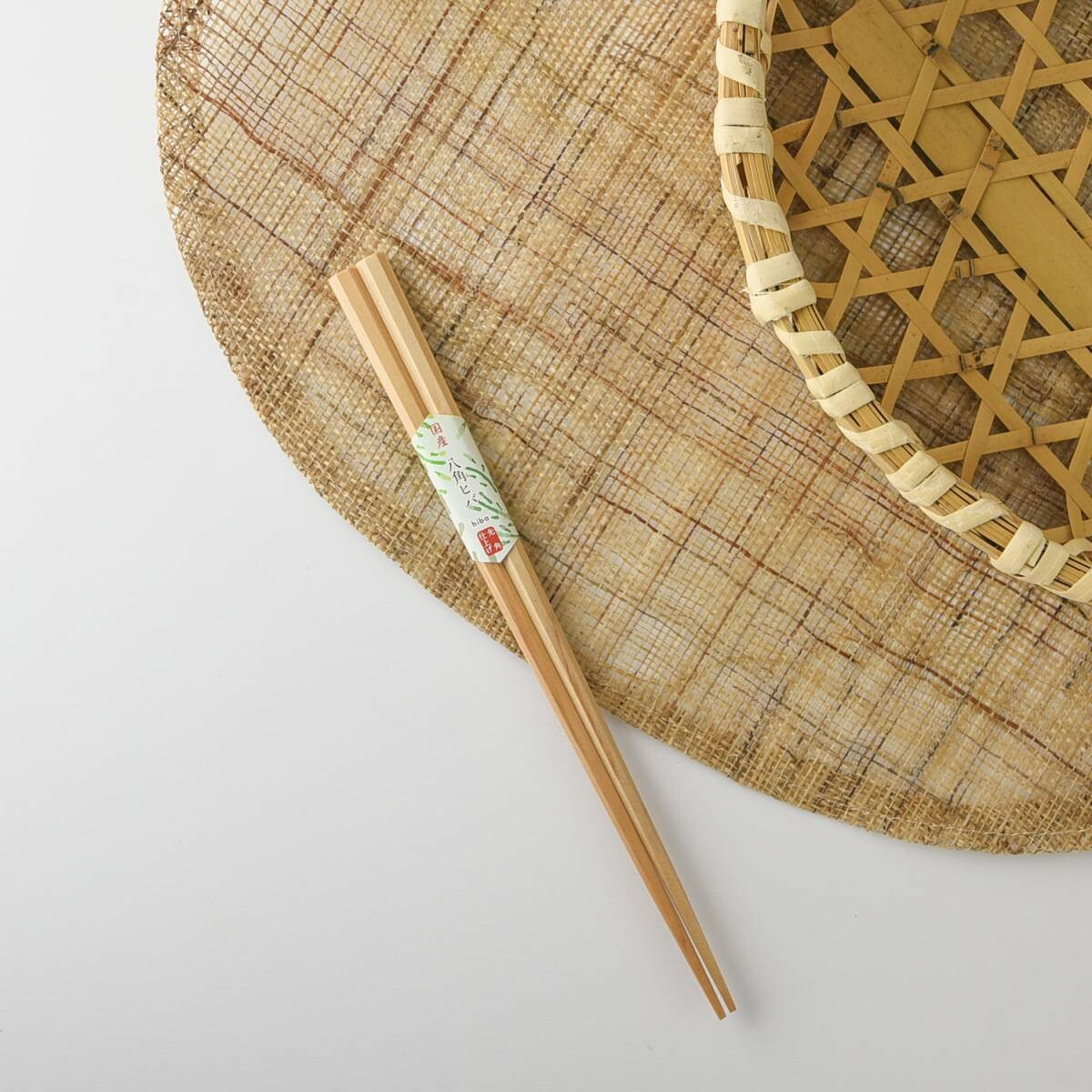 Japanese Octagonal Chopsticks (Sakura/Hinoki)