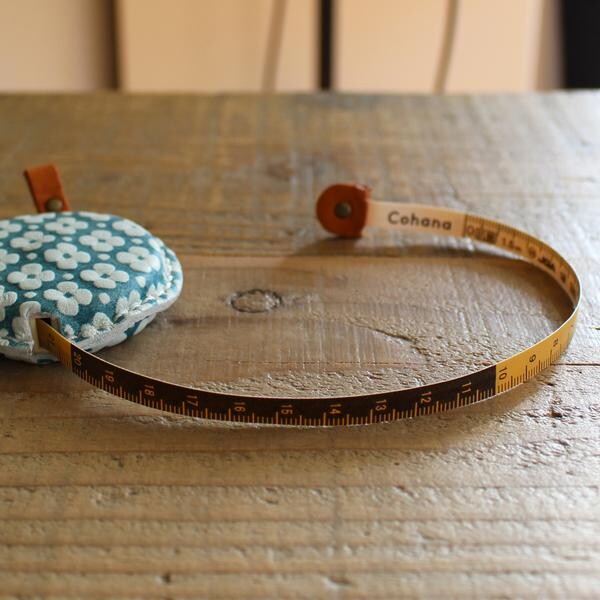 "Ge Yuzen" traditional Yuzen dyed soft ruler