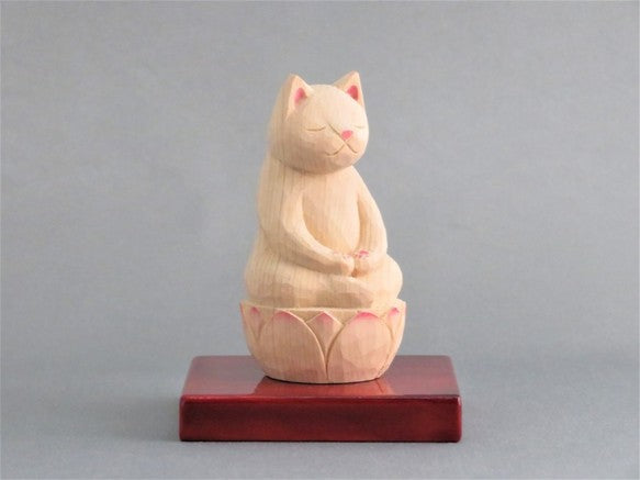 座禅猫　猫仏