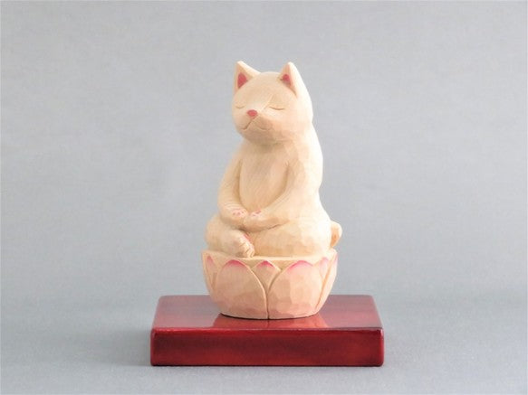 座禅猫　猫仏
