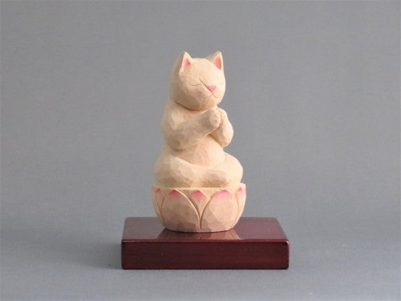 合掌猫　猫仏