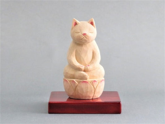 座禅猫　猫仏