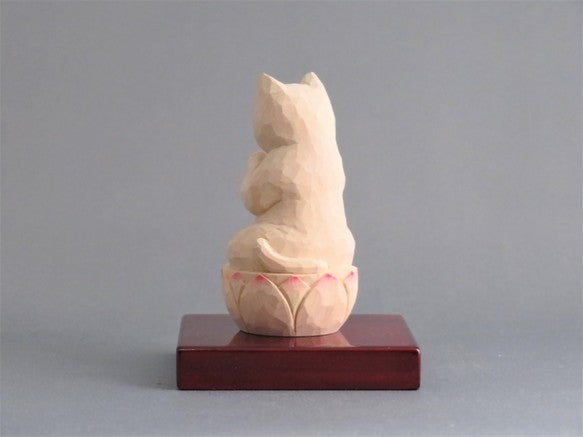 合掌猫　猫仏